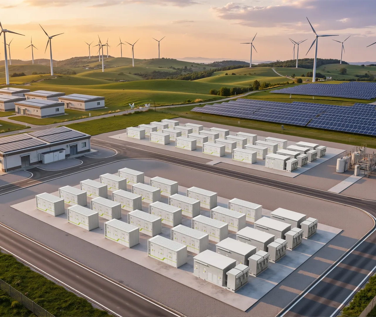 Solar Wind Farms- Utility-Scale Solution